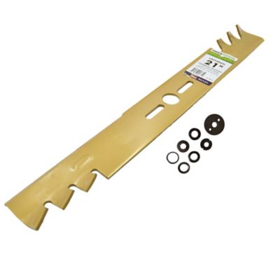 Image showing 5 th MaxPower 21 in. Universal Gold Metal Mulching Lawn Mower Blade