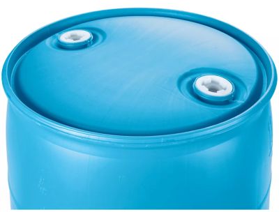 Image showing  Tight Head High Density Polypropylene Drum, 55 gal.