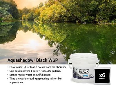 Image showing  Applied Biochemists SePRO Aquashadow Water Soluble Pouch Black Lake and Pond Colorant, 4.3 oz.