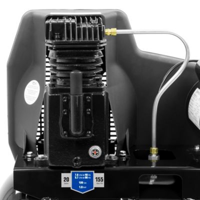 Image showing  1.9 hp 20 gal. Belt Drive 120V Cast Iron Pump Air Compressor