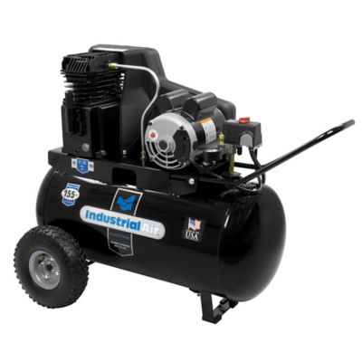 Image showing  1.9 hp 20 gal. Belt Drive 120V Cast Iron Pump Air Compressor