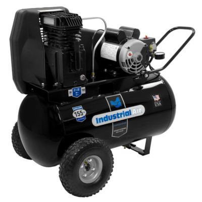 Image showing  1.9 hp 20 gal. Belt Drive 120V Cast Iron Pump Air Compressor