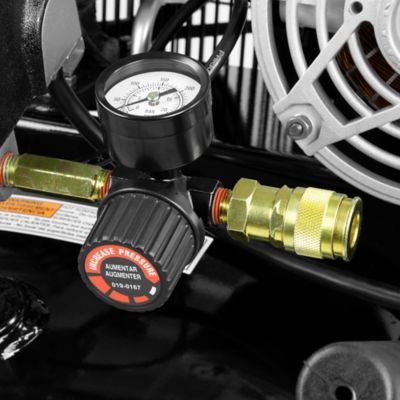 Image showing 8 th Industrial Air Contractor 1.6 hp 30 gal. Vertical Belt Drive 120V Air Compressor