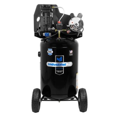 Industrial Air Contractor 1.9 HP 30 gal. Vertical Belt Drive 120V Cast Iron Air Compressor