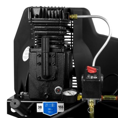 Image showing  1.9 HP 30 gal. Vertical Belt Drive 120V Cast Iron Air Compressor