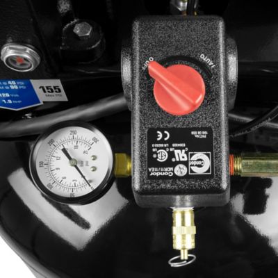 Image showing 7 th Industrial Air Contractor 1.9 HP 30 gal. Vertical Belt Drive 120V Cast Iron Air Compressor