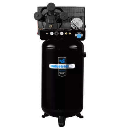 Single Stage Industrial Air Compressor 4.7 HP 230 V Single Phase 80 Gal ILA4708065 Air Blow & Spray Guns