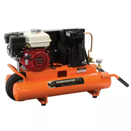 Industrial Air Contractor 5.5 HP 8 gal Gas Wheelbarrow Air Compressor with Honda GX Engine Portable Air Compressors