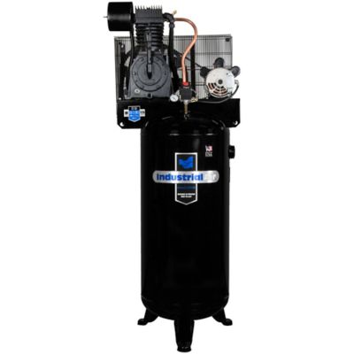 Industrial Air Contractor Industrial Air 5 HP Two Stage Air Compressor 230V Single Phase, 60 gal., IV5076055