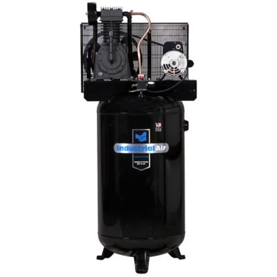 Industrial Air Contractor Industrial Air 5 HP Two Stage Air Compressor 240V Single Phase, 80 gal., IV5048055.01