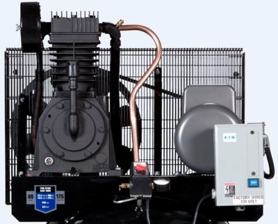 Image showing 1 th Industrial Air Contractor 5 HP 80 gal. 2-Stage Air Compressor, Magnetic Starter, 230V 1-Phase Baldor Motor, 175 PSI