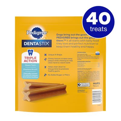 Image showing  Chicken Flavor Dental Care Dog Treats, Large, 40 ct.