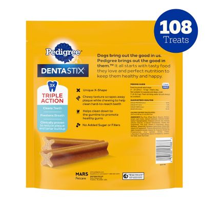 Image showing  Original Flavor Dental Bones Dog Treats, Toy/Small, 1.63 lb., 108 ct.