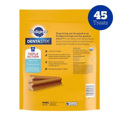 Image showing  Original Flavor Dental Bones Dog Treats, Small/Medium, 1.57 lb., 45 ct.