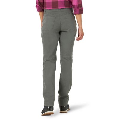 Image showing 2 th Wrangler Women's Slim Fit High-Rise ATG Canvas Pants