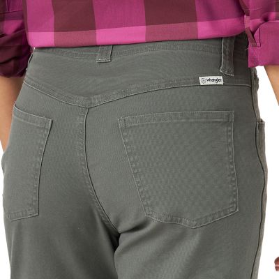 Image showing 5 th Wrangler Women's Slim Fit High-Rise ATG Canvas Pants