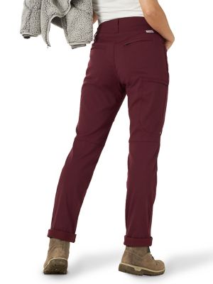 Image showing 1 th Wrangler Women's Slim Fit Mid-Rise ATG Utility Pants