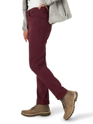 Image showing 3 th Wrangler Women's Slim Fit Mid-Rise ATG Utility Pants