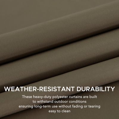 Image showing  Original Manufacturer Universal Replacement Curtain for 9 x 9ft. Wood Gazebo, Premium Polyester