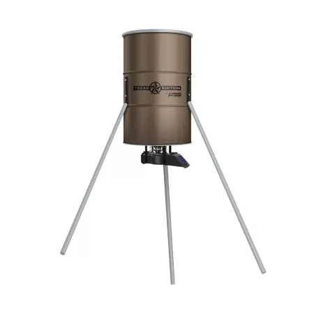 American Hunter 350 lbs Tripod Game Feeder with Updated Sunslinger Kit Game Feeders