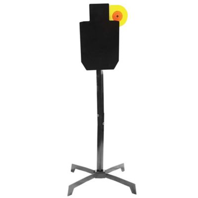 Birchwood Casey USA World of Targets Silhouette Target with 6 in. Hostage Paddle, 1/2 in. AR500, 2 pc. Base