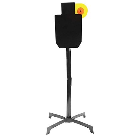 Birchwood Casey USA World of Targets Silhouette Target with 6 in. Hostage Paddle, 1/2 in. AR500, 2 pc. Base