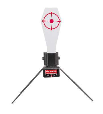 Image showing  USA World of Targets Silhouette Target with 6 in. Hostage Paddle, 1/2 in. AR500 Steel, 2 pc. Base