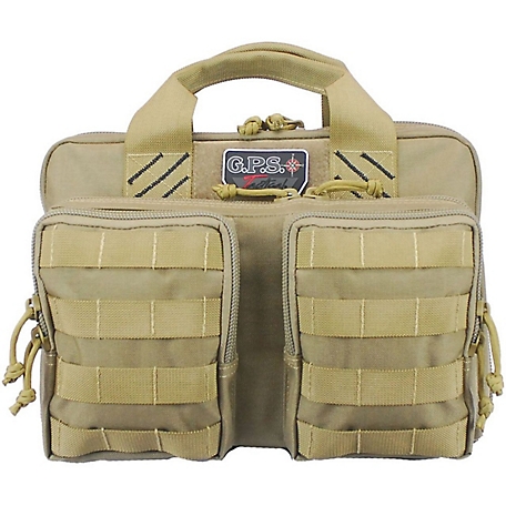 G-Outdoors Tactical Quad +2 Pistol Range Bag, Tan