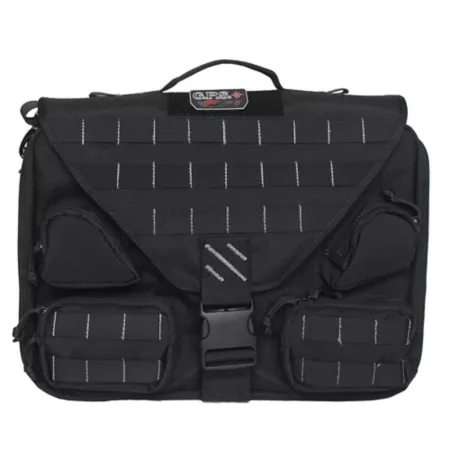 G-Outdoors Tactical Case with Pistol Holster Black Folding Design Gun Cases