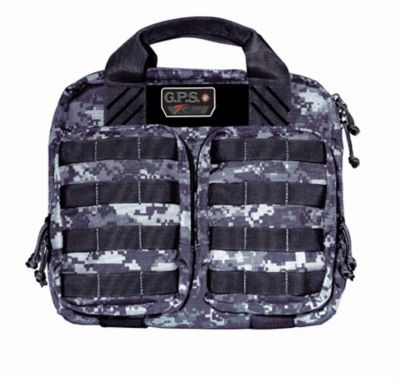 G-Outdoors Tactical Double +2 Pistol Case, Gray Digital