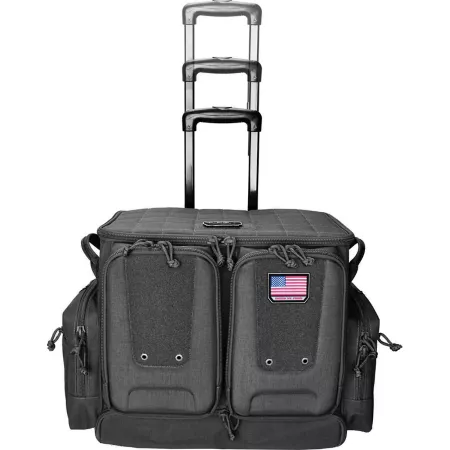 G-Outdoors Tactical 7.5" Roller Pistol Range Bag Black Holds 10 Handguns Gun Cases