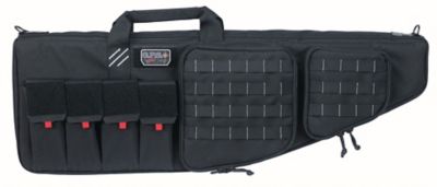G-Outdoors 32 in. Tactical AR Case with External Pistol Case, Black