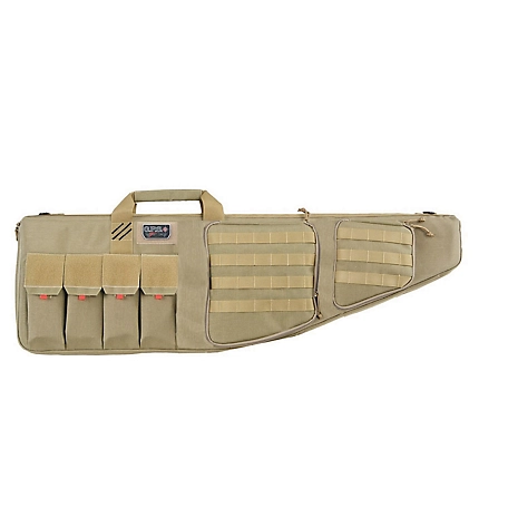 G-Outdoors 42 in. Tactical AR Case with External Pistol Case, Tan