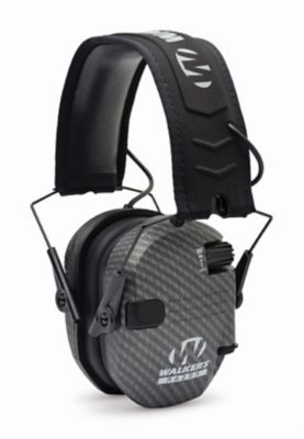 Walker's Razor Slim Electronic Ear Muffs, Carbon