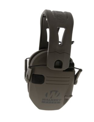 Walker's FDE Razor Ear Muffs with Rubber Headband