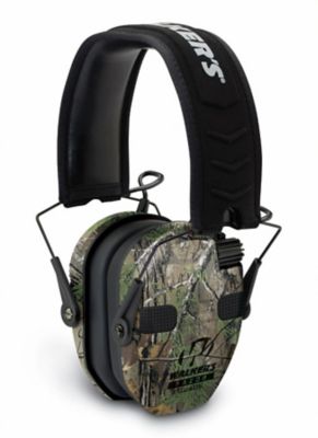 Walker's Razor Slim Electronic Quad Ear Muffs, Realtree Xtra Camo