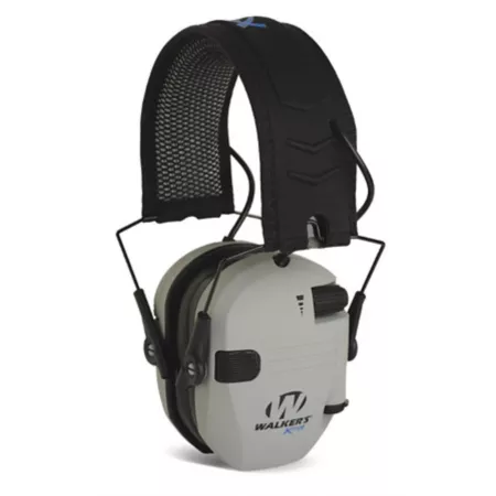 Walker's Razor Digital X-TRM Earmuffs with Cooling Pads and Moisture-Wicking Headband 21dB Noise Reduction Gray 1 Pair Earmuffs