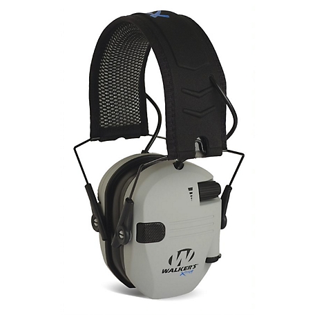 Walker's Razor Digital X-TRM Ear Muffs with Cooling Pads and Moisture-Wicking Headband, Gray
