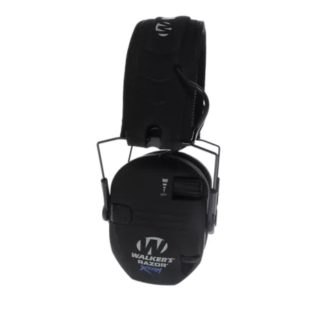 Walker's Razor X-TRM Earmuffs with Cooling Pads and Moisture-Wicking Headband Black Earmuffs