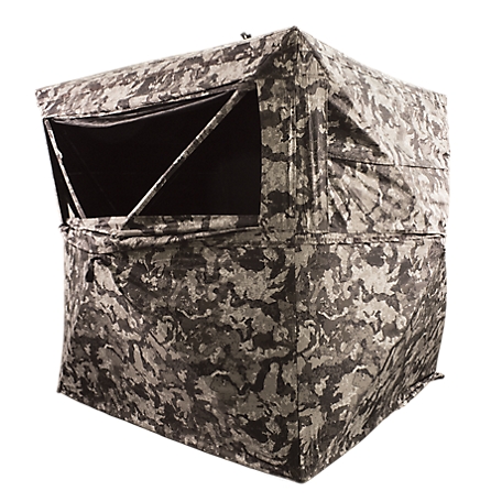 HME Products 3-Person Hub Ground Blind, 75 in. x 75 in. Hub-to-Hub Size, 67 in. Center Height, 58 in. x 58 in. Footprint