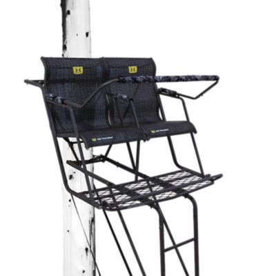 Hawk Big Denali 2-Person Ladder Tree Stand, 51 in. x 17 in. Platform