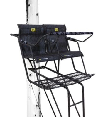 Hawk 10.5 in. 2-Person Big Denali Ladder Tree Stand, 51 in. x 17 in. Platform