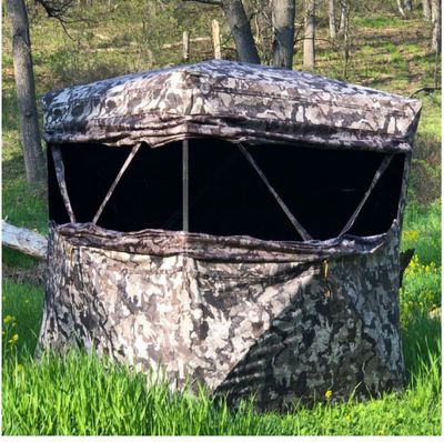 Image showing  2-Person Infinity Hunting Ground Blind, 58 in. x 58 in. x 72 in., 75 in. x 75 in. Shooting Width