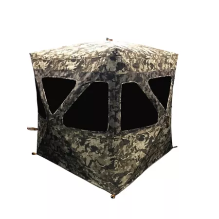 Muddy 3-Person Infinity Hunting Ground Blind 82" x 82" Shooting Width Ground Blinds