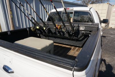 Fixed Truck Bed Fishing Rod Rack