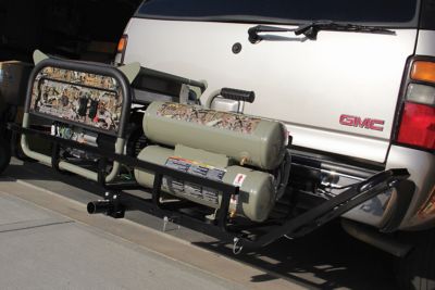 Image showing  300 lb. Capacity Tilt-N-Go II Universal Hitch-Mounted Hauler/Wagon
