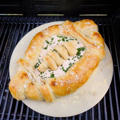 Image showing  15 in. Grilling Stone, Tan, 15 in. W x 0.4 in. H, 5 lb.