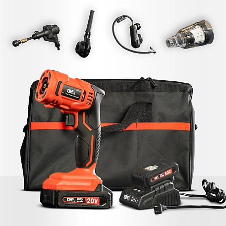 DK2 Cordless 20V 4-in-1 Lithium-Ion Tool Kit with Extra 20V Battery