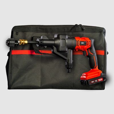 Image showing  Cordless 20V 4-in-1 Lithium-Ion Tool Kit with Extra 20V Battery