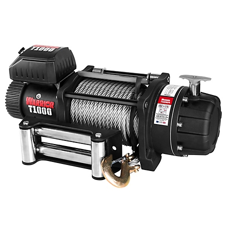 DK2 14,500 lb. Capacity Warrior Elite Combat Severe-Duty Electric Winch with Galvanized Steel Cable, 12V, 7.2 HP